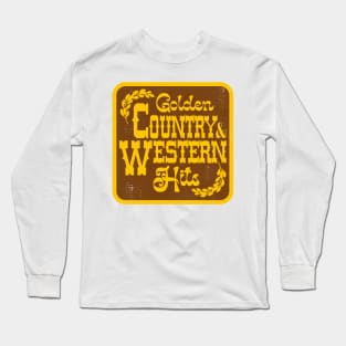 Golden Country  Western Hits Long Sleeve T-Shirt